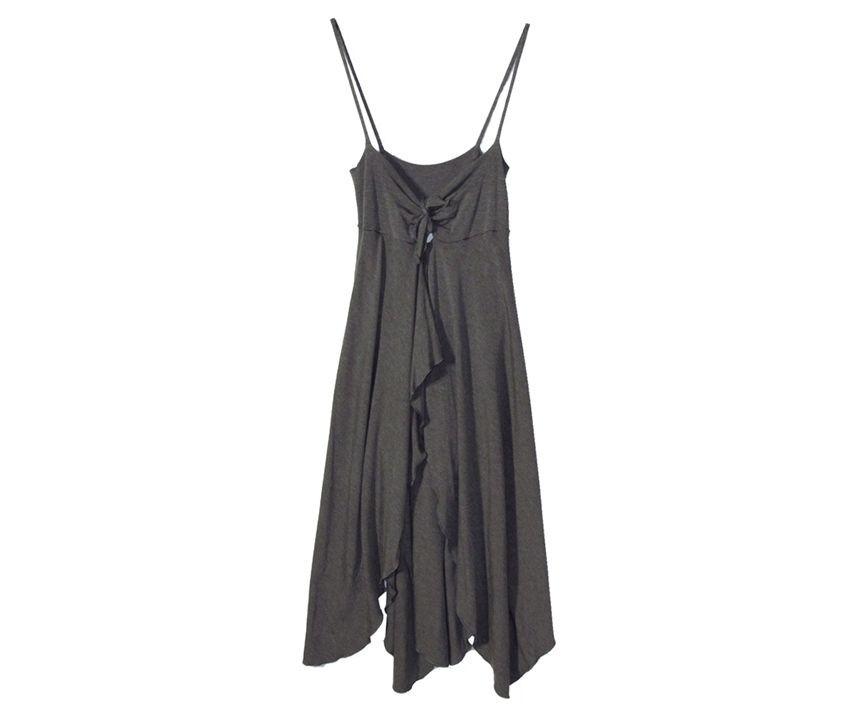 MAX MARA/MAXMARA FASHION FORWAR​D GRAY JERSEY SUNDRESS/DRESS​~38 