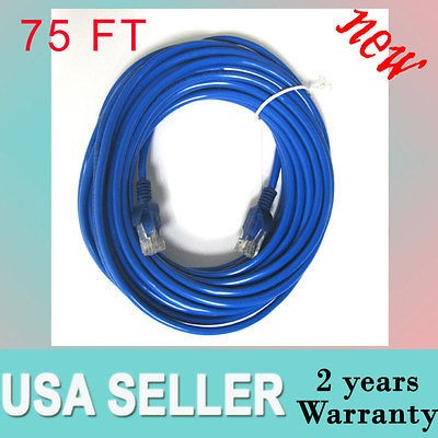 75ft 75 ft rj45 cat5 cat5e ethernet lan network cable