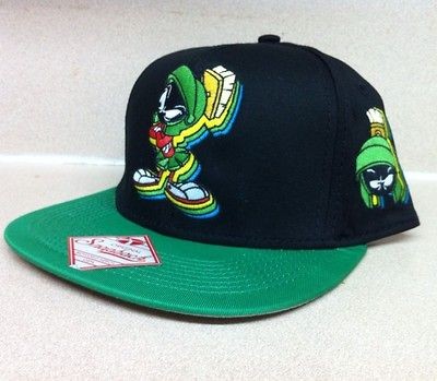 NEW WARNER BROS. LOONEY TUNES MARVIN THE MARTIAN SNAPBACK HAT CAP 