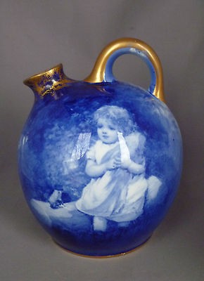 DOULTON LAMBETH BURSLEM BLUE CHILDREN SERIES WARE WHISKEY WHISKEY 