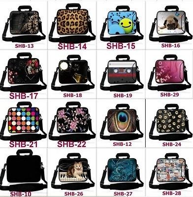   15.6 Notebook Laptop Neoprene Messenger Bag Case Cover Shoulder Strap