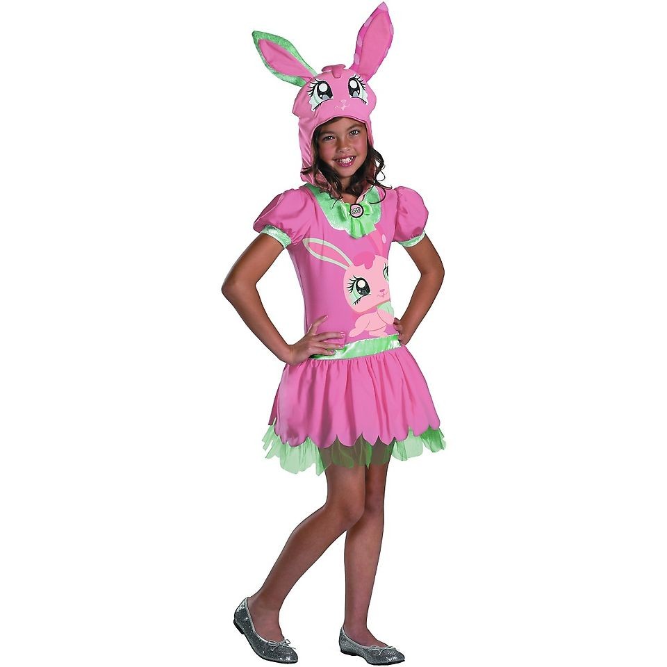 Rabbit Littlest Pet Shop Child Girls Pink Bunny Halloween Costume