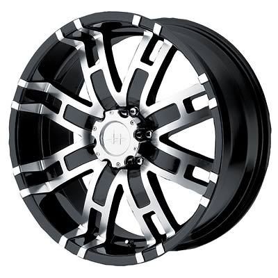 Helo Series HE835 Black Wheel 20x9 5x139.7mm BC Set of 4