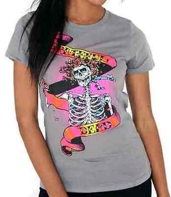   THE GRATEFUL DEAD SKELETON ROSE BANNER BAND TEE SHIRT GRATEFULDEAD