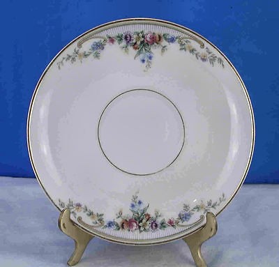 Paul Muller Selb Bavaria,The Kenmore,Gold Rim,Delicate Flowers Saucer 