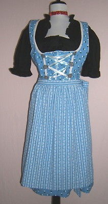   Trachten New 3 Pc. Dress & Blouse & Apron Oktoberfest Sz.12 NIB