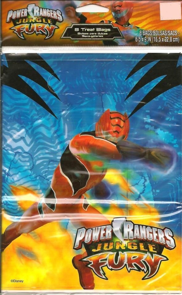   Power Rangers Jungle Fury Party Supplies Goody Treat Bags Disney Japan