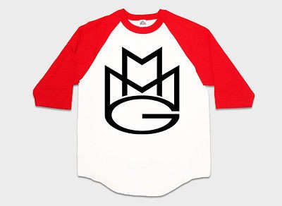   Baseball T shirt MMG Rick Ross Wale Meek Mills Stalley Omarion Red