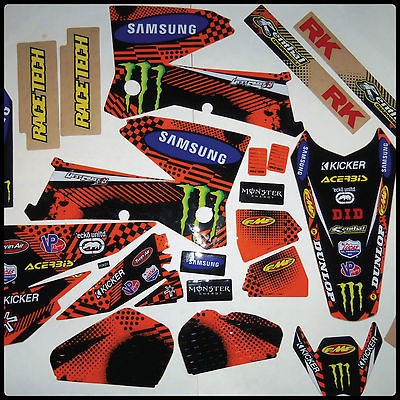 GRAPHICS FOR KTM SX 125 525 2001 2004 & EXC 125 525 2003 2004 & MCX