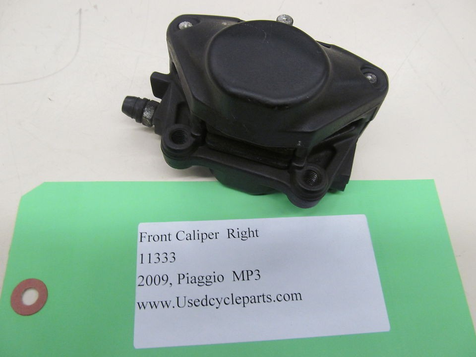 09 Piaggio  500  Video   right front rotor   