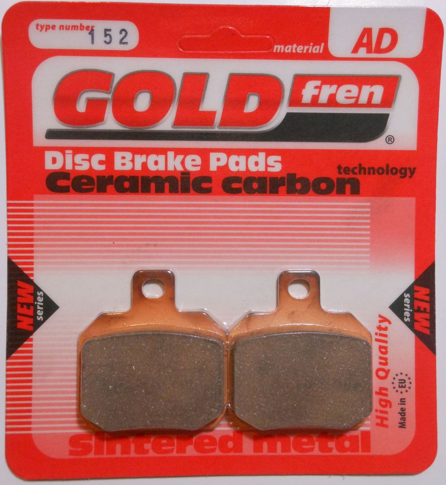 2008 09 PIAGGIO VESPA 400 Beverley Tourer ie GOLDFREN FRONT BRAKE PADS 