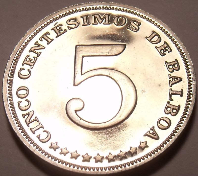 PROOF PANAMA 1973 5 CENTESIMOS~SEE ALL OUR PROOF COINS~~