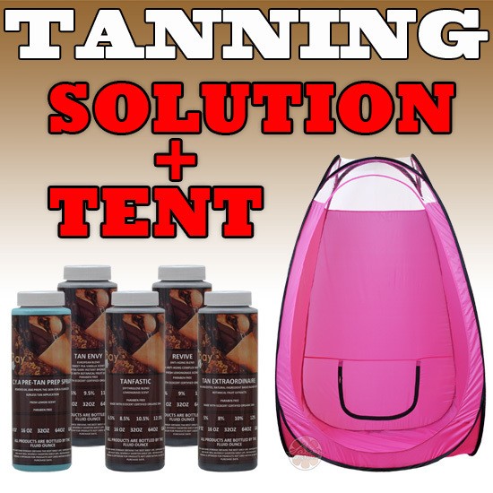 PINK Tanning Booth Pop Up Tent   Airbrush Spray Tan Mobile Portable 