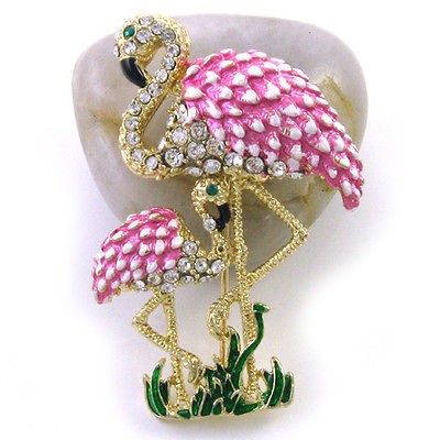 flamingo brooch in Jewelry & Watches