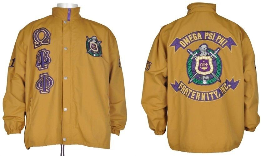 Omega Psi Phi Fraternity Jacket Q Dog Omega Psi Phi Gold All weather 