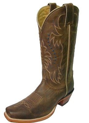 NOCONA MENS TAN LEGACY VINTAGE COW LEATHER WESTERN COWBOY BOOTS 12 