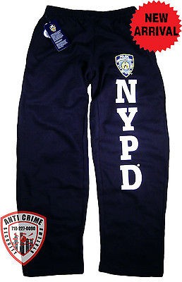 NYPD POLICE CLOTHING APPAREL GEAR SWEAT PANTS HOODIE T SHIRT BLUE X 