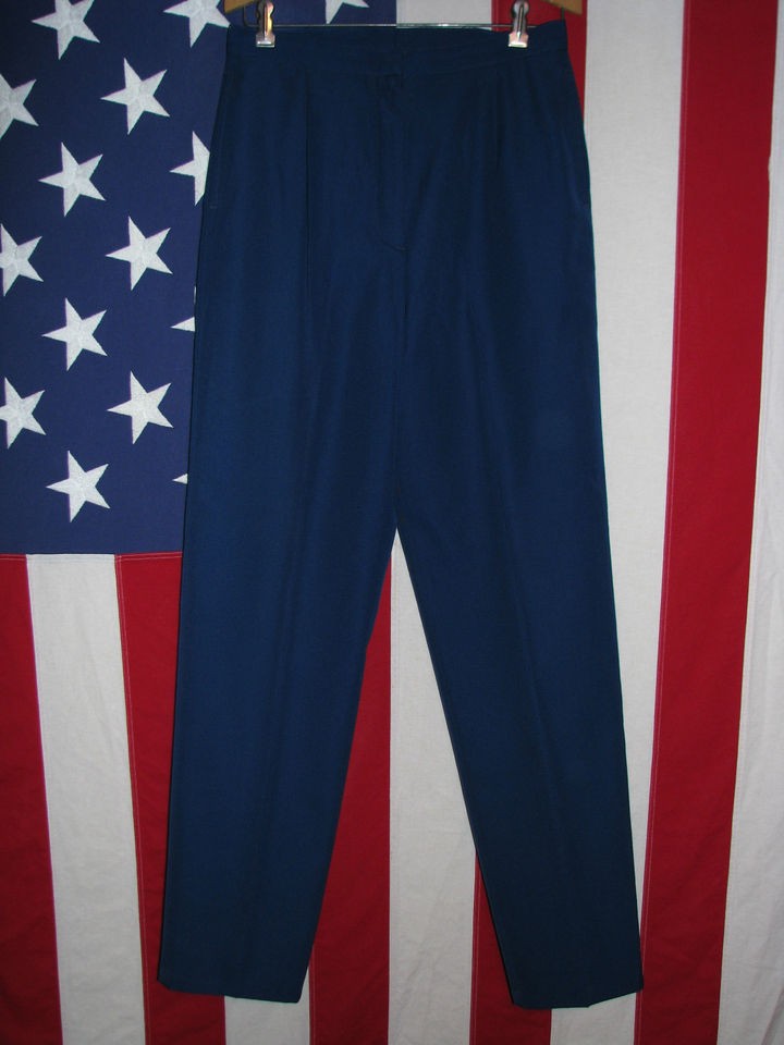 USMC DRESS BLUES TROUSERS PANTS WOMANS SIZE 28 WAIST 31 INSEAM