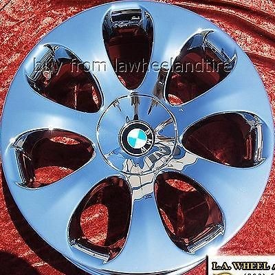 SET OF 4 NEW 19 BMW 645CI 650I M6 OEM CHROME WHEELS RIMS 530I 540I M5 