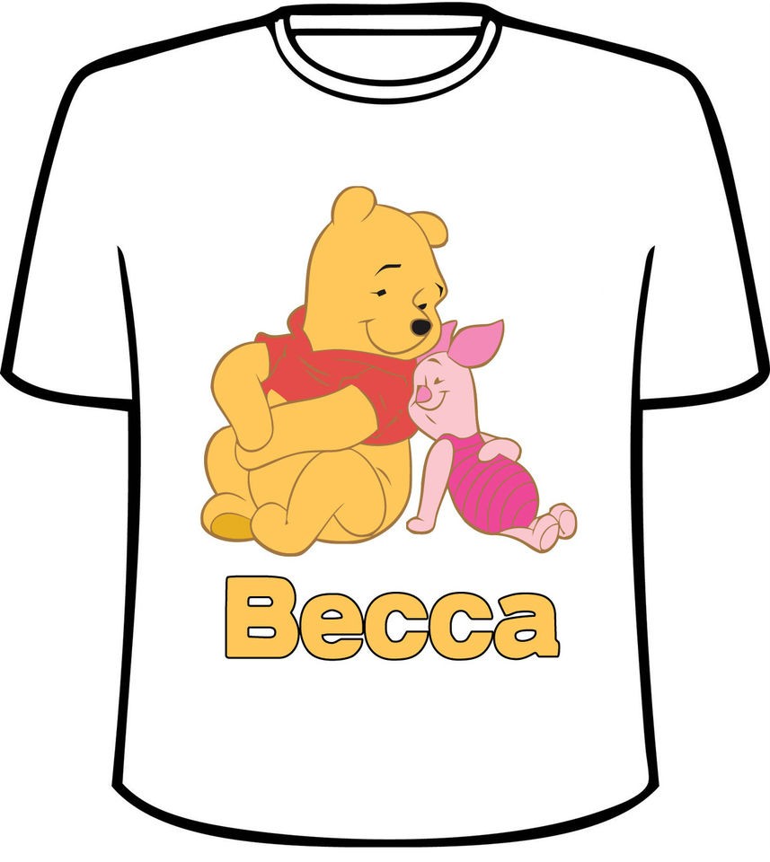 personalized winnie the pooh and piglet t shirt returns not