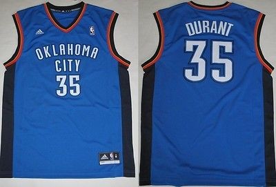 REV 30 OKLAHOMA CITY THUNDER KEVIN DURANT ROAD JERSEY X LARGE