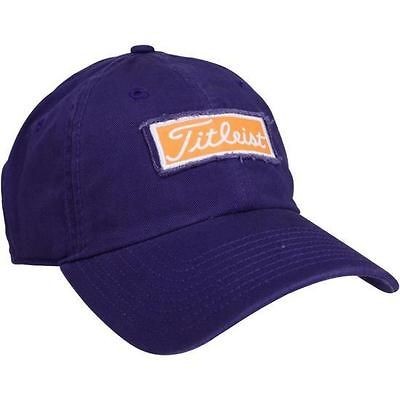 TITLEIST GOLF 2012 SLOUCH ADJUSTABLE UNSTRUCTURED PURPLE HAT CAP 