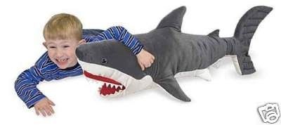 melissa and doug plush animal stuffed shark new time left