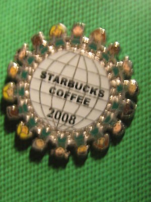 starbucks 2008 green apron pin  9 99