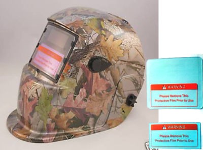 auto darkening welder welding helmet leaf camo1 