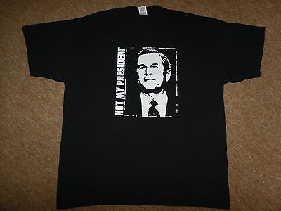 NOT MY PRESIDENT shirt vtg Fat Wreck Chords Rise Against Me NOFX Rock 