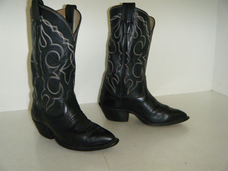 olathe cowboy boots size 6 eee men used