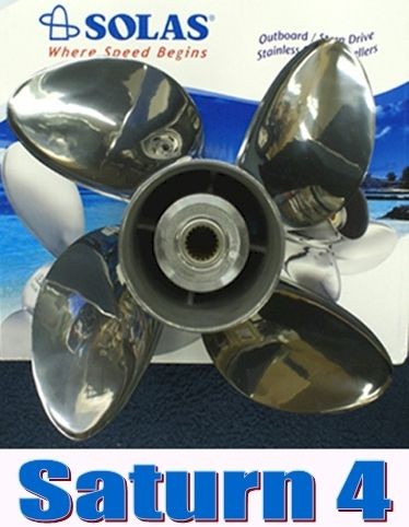 mercruiser propeller solas hr titan 4 blade stainless hustler sport