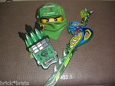 LEGO Ninjago Ultimate Battle Headband CLAW & Sword 3 pcs. Lloyd Green 