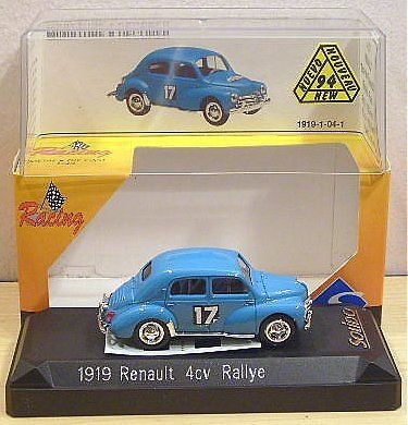 solido 1919 renault 4cv rallye blue 1 43 time left