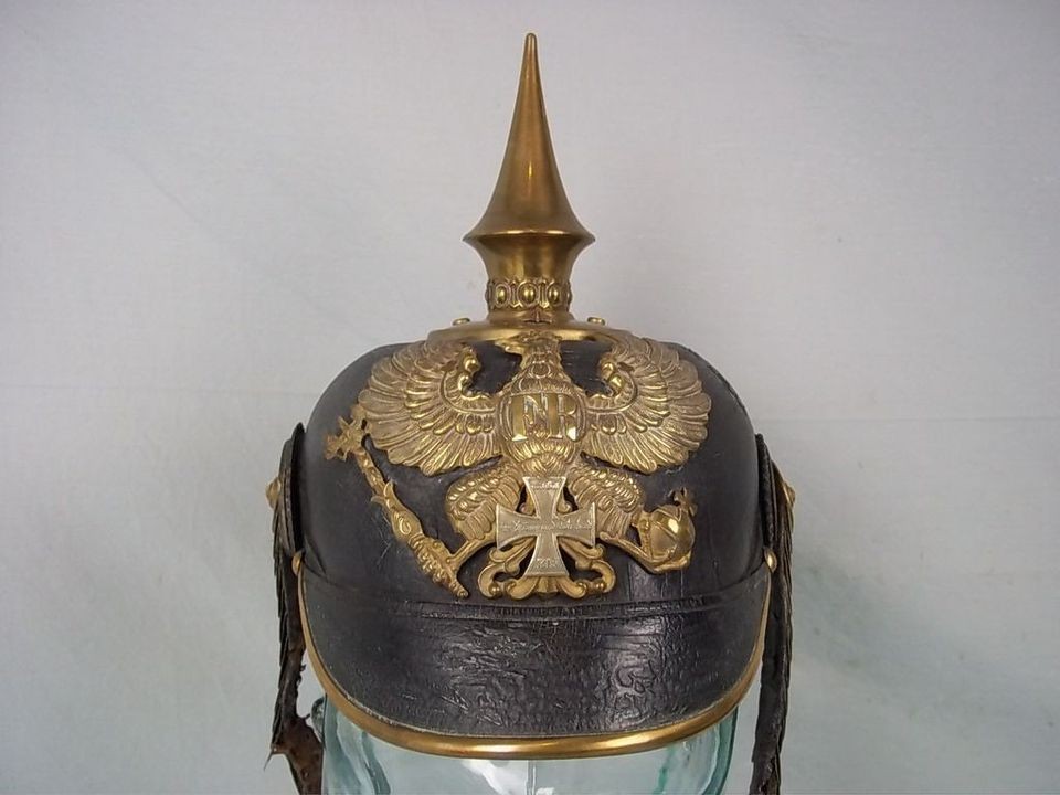 WW1 Prussian Reserve Officers Pickelhaube Helmet