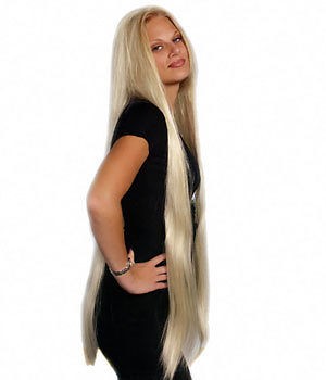   QUEEN WIG LADY GODIVA EXTRA LONG STRAIGHT HAIR GAGA MERMAID RAPUNZEL