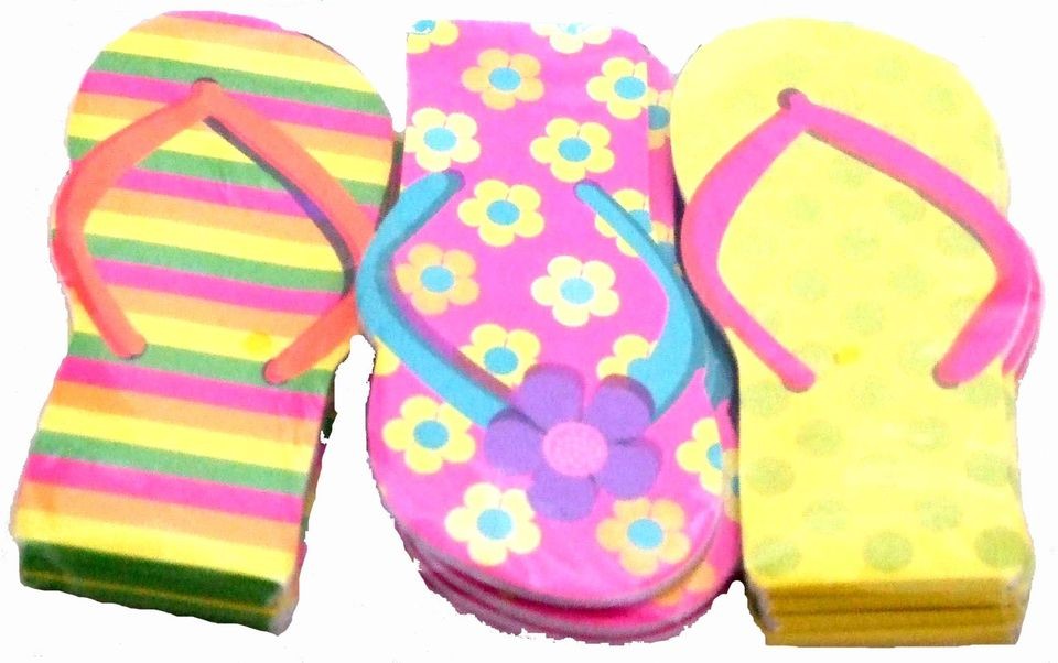 TO 24 FLIP FLOP NOTEPADS  QTY DISCOUNT   PARTY BAG FILLER TOY 