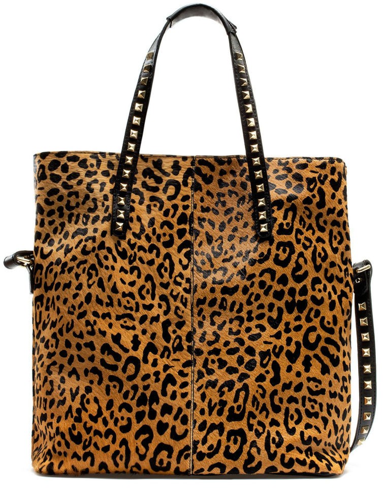 zara soft studded pony skin shopper ref 8080 104