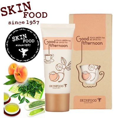 skin food ] goodafternoon bb cream /peach green tea/NO.1/light beige 