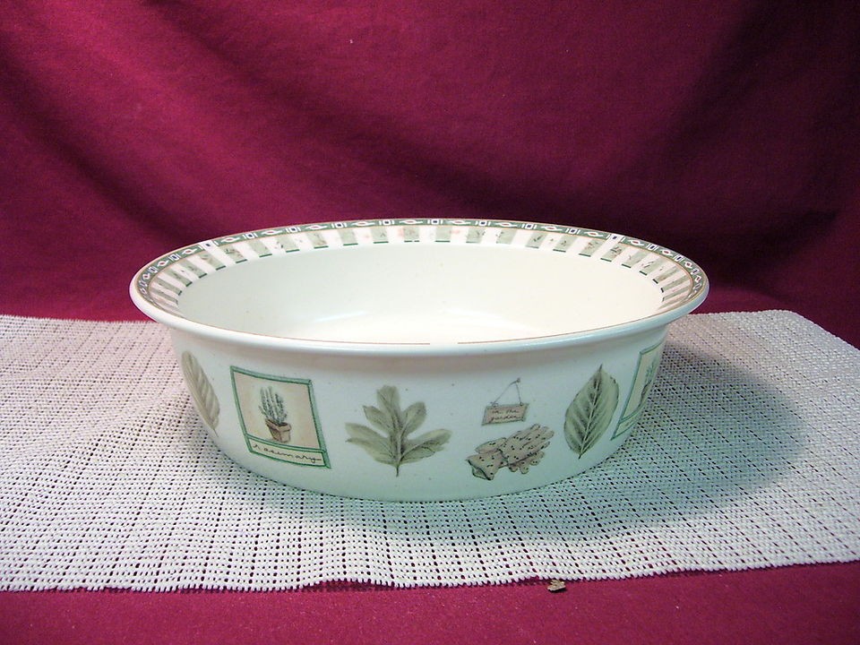 Pfaltzgraff Stoneware Naturewood Pattern Round Vegetable Bowl