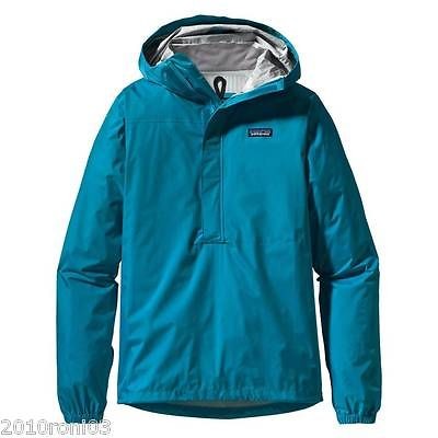 NWT Patagonia Mens Torrentshell Pullover Rain Jacket Grecian Blue NEW 