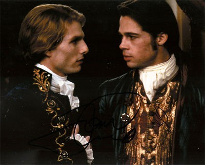 TOM CRUISE & BRAD PITT AUTHENTIC SIGNED INTERVIEW WITH THE VAMPIRE 
