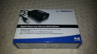   TPE 112GS Gigabit PoE Power over Ethernet Network RJ45 Splitter