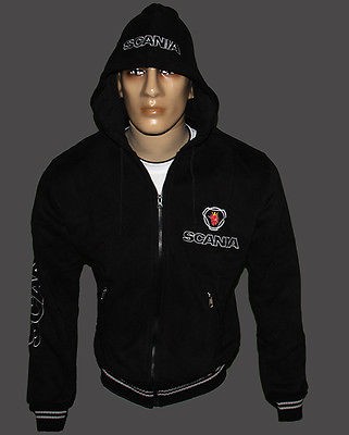 Scania fleece polar jacket / parka   with hood