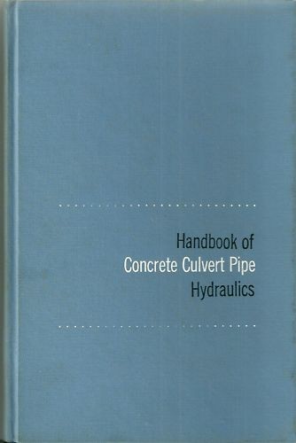 concrete culvert pipe hydraulics portland cement 1964 