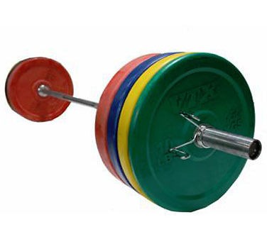 troy vtx 275 lb colored bumper plate set time left