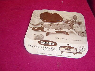 wear ever buffet electric automatic fry pan user manual time