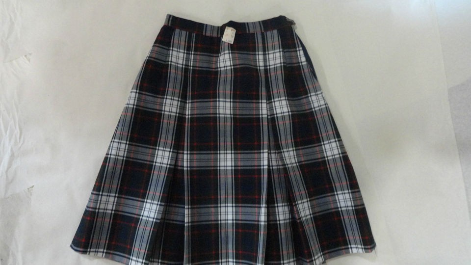 Holloween costume *NEW* GIRLS School UNIFORM Pleated PLAID SKIRT 