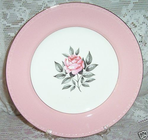 cunningham pickett norway rose dinner plate s pink time left