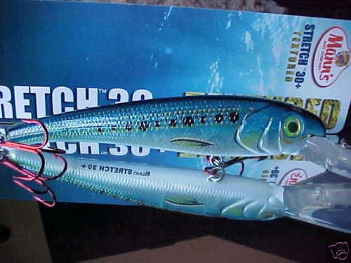   )Textured Stretch 30+ BIGFISH Gamefish Trolling Lure Sardine JPAOQ